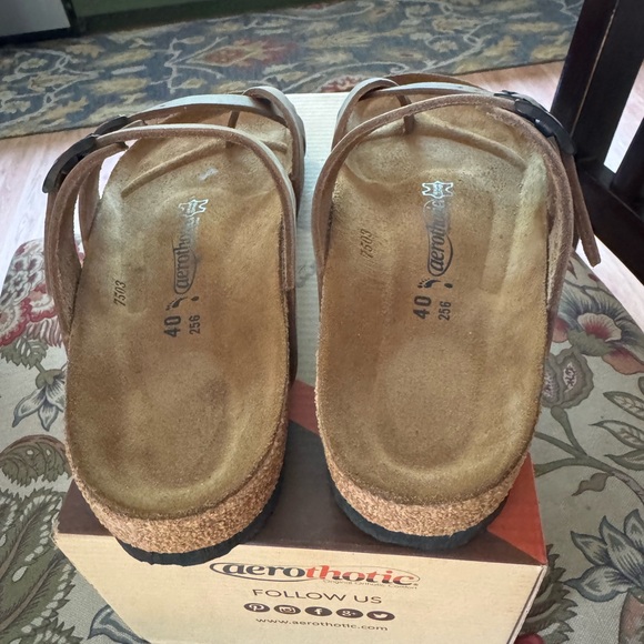 Aerothotic Suede Leather Sandals Size 40 - Picture 4 of 8